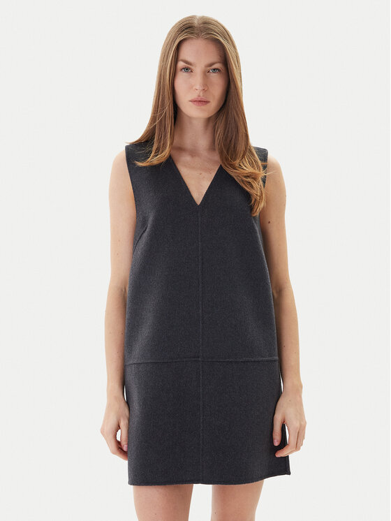 Calvin Klein Trikotažinė suknelė · Pilka · Mini