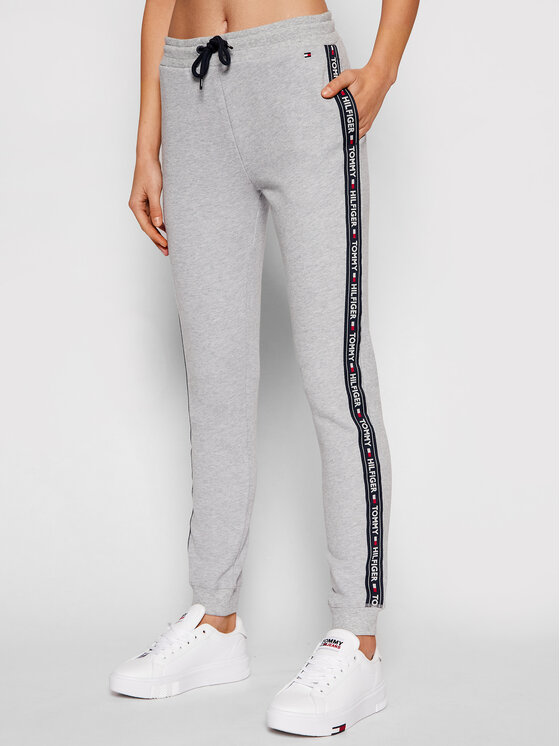 Tommy Hilfiger Sportinės kelnės · Pilka · Regular Fit