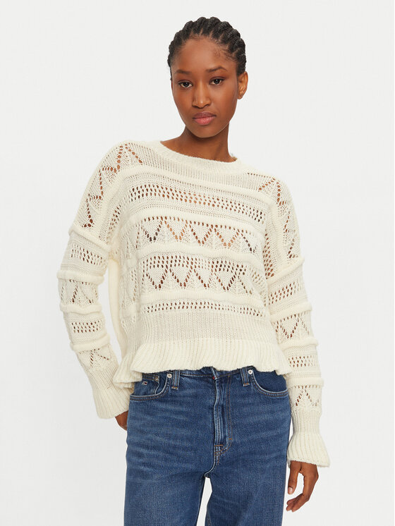 Haveone Megztinis · Écru · Regular Fit
