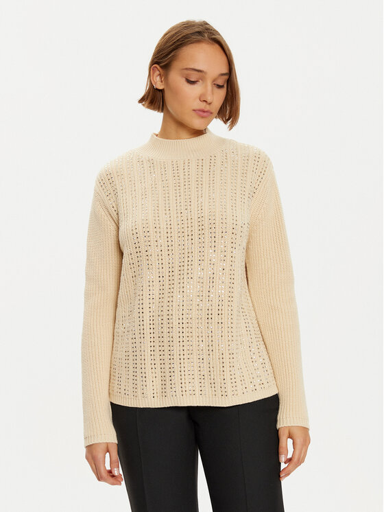 LOLA CASADEMUNT Megztinis · Écru · Regular Fit