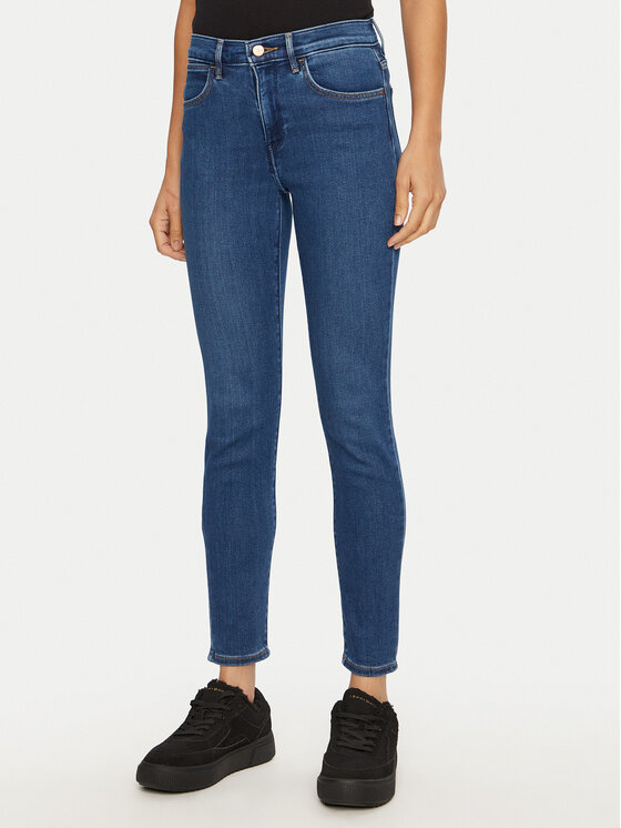 Wrangler Džinsai · Mėlyna · Skinny Fit