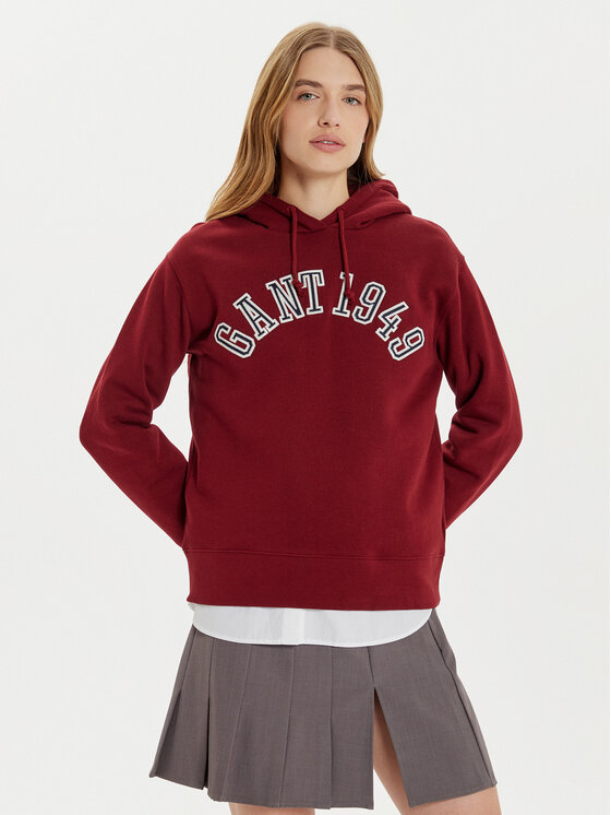 Gant Džemperis · Raudona · Relaxed Fit