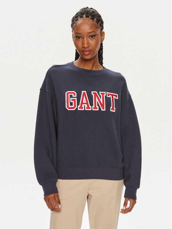 Gant Džemperis · Tamsiai mėlyna · Relaxed Fit