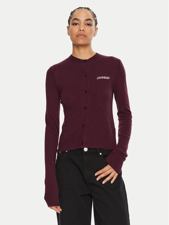 2NDDAY Kardiganas · Vyšninė · Regular Fit