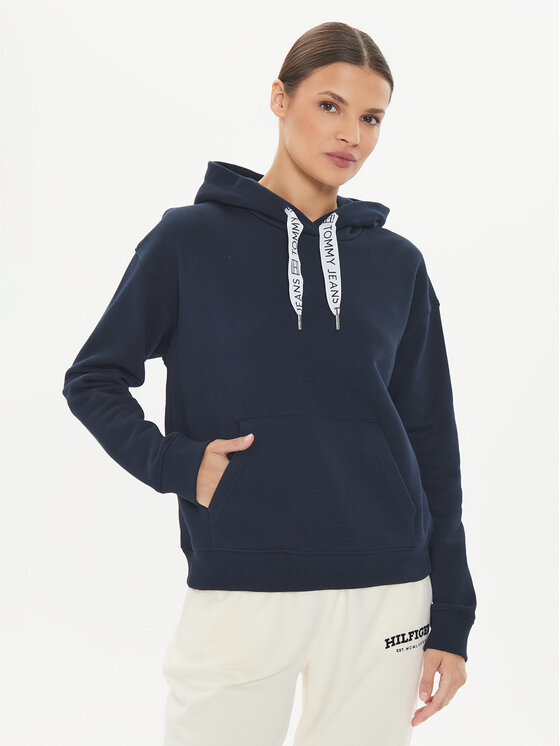 Tommy Jeans Džemperis · Tamsiai mėlyna · Relaxed Fit