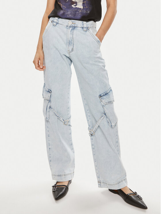 One Teaspoon Džinsai · Mėlyna · Relaxed Fit