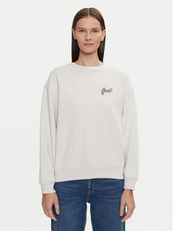Gant Džemperis · Pilka · Relaxed Fit