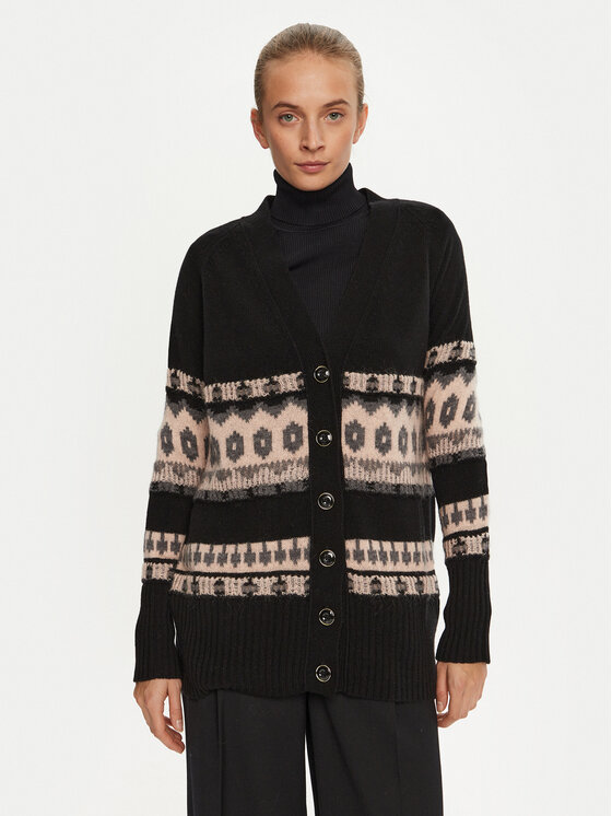 Marella Kardiganas · Juoda · Relaxed Fit