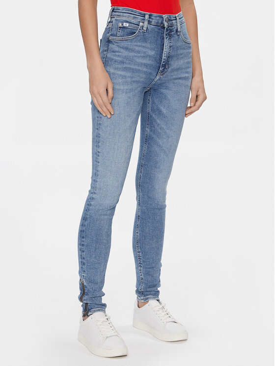Calvin Klein Jeans Džinsai · Mėlyna · Skinny Fit
