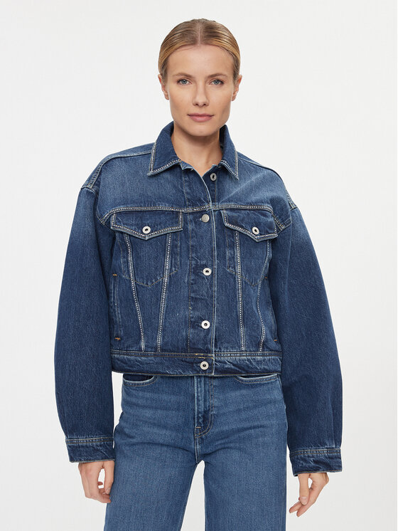 Pepe Jeans Džinsinė striukė · Tamsiai mėlyna