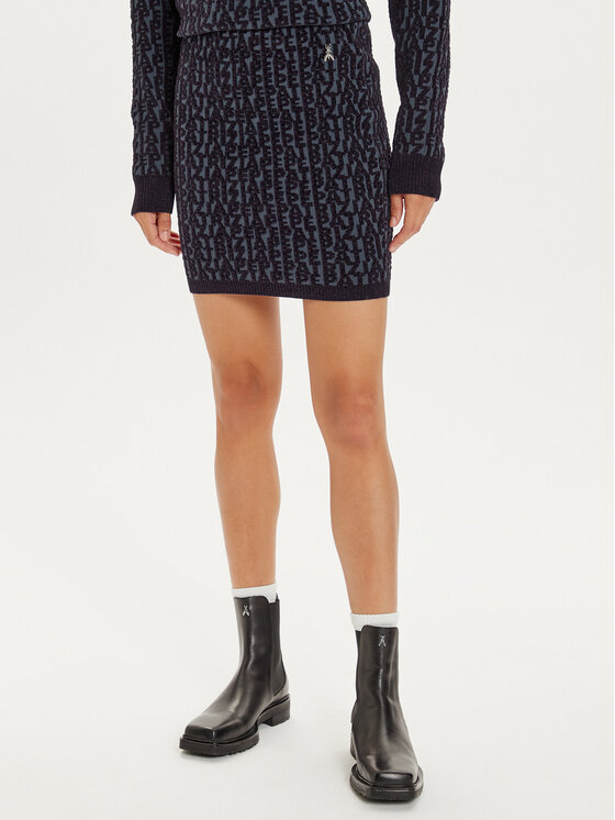 Patrizia Pepe Mini sijonas · Tamsiai mėlyna