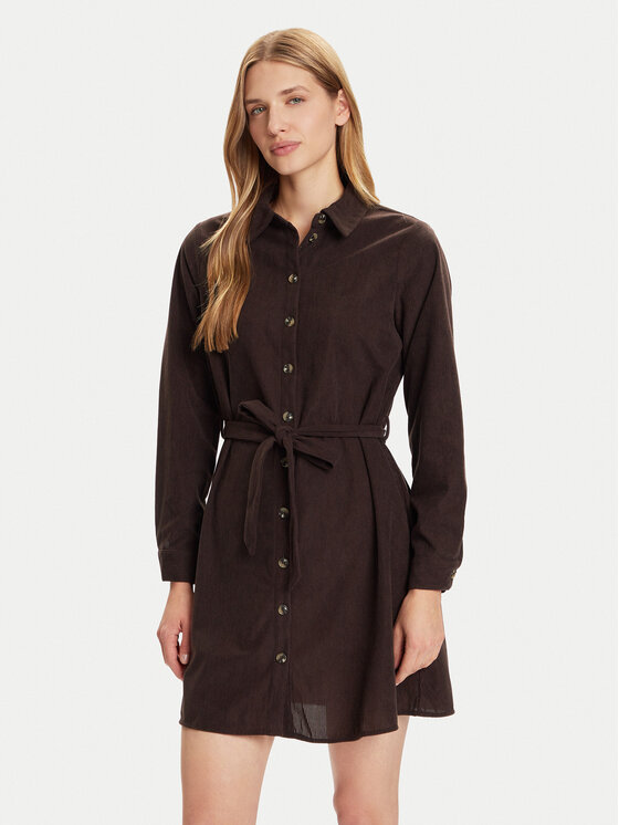 Kodas 20MAY Vero Moda Marškinių tipo suknelė · Ruda · Mini