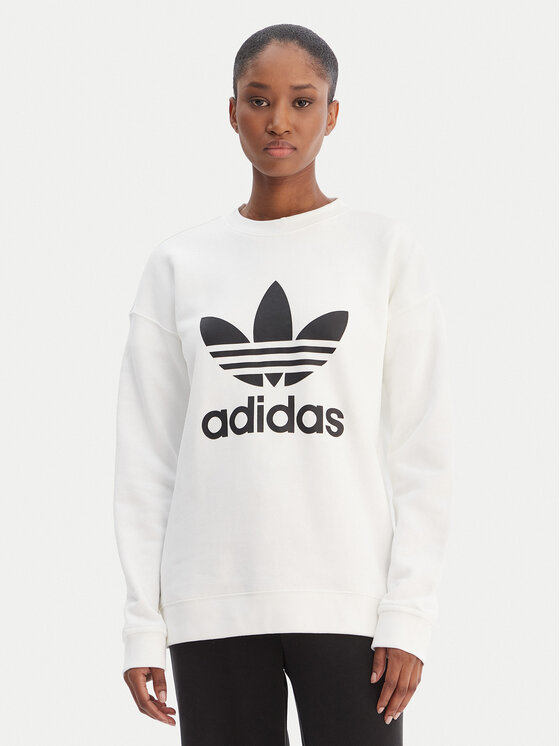 adidas Džemperis · Balta · Regular Fit