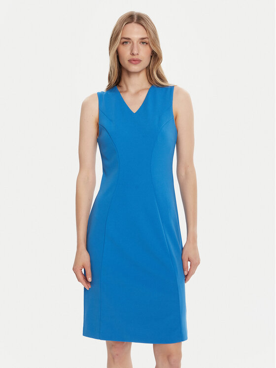 Calvin Klein Kokteilinė suknelė · Mėlyna · Midi