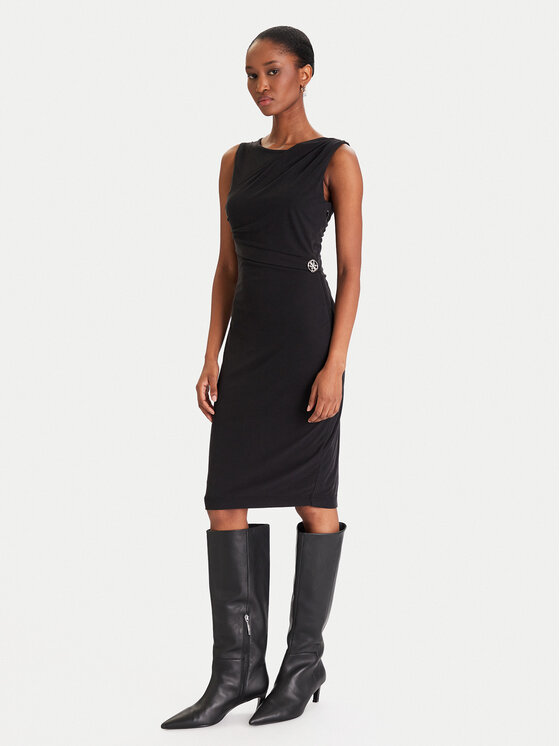 Guess Kasdieninė suknelė · Juoda · Midi