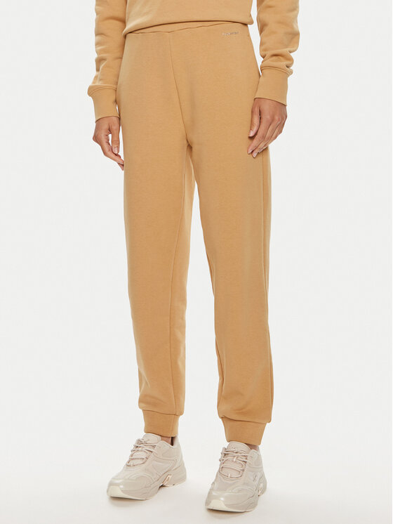 Calvin Klein Sportinės kelnės · Smėlio · Relaxed Fit