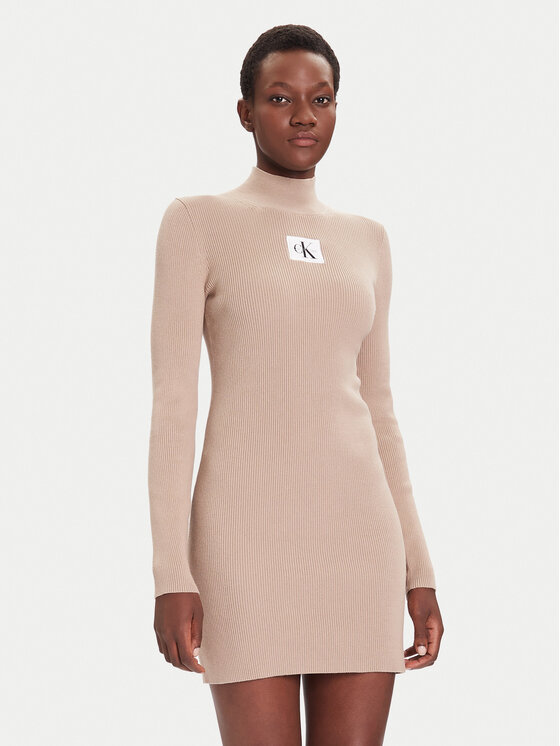 Calvin Klein Jeans Kasdieninė suknelė · Smėlio · Mini
