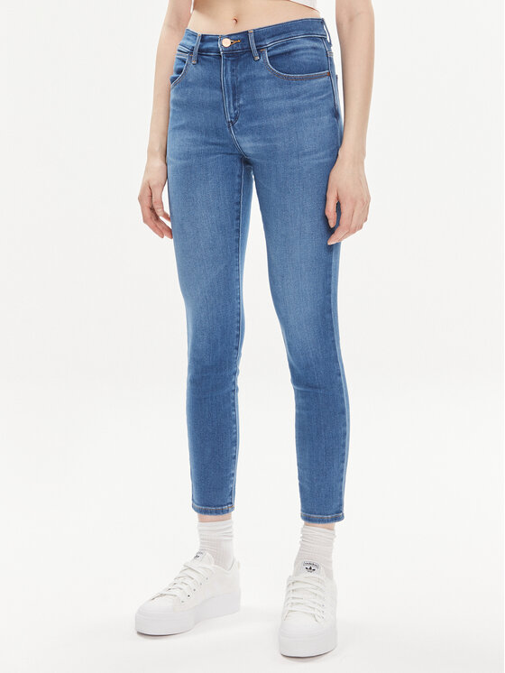Wrangler Džinsai · Mėlyna · Skinny Fit