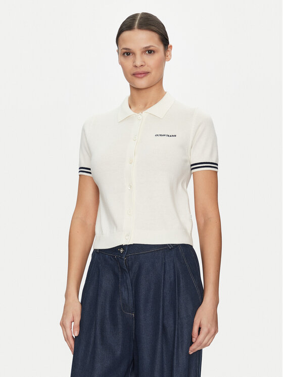 Guess Jeans Megztinis · Écru · Regular Fit