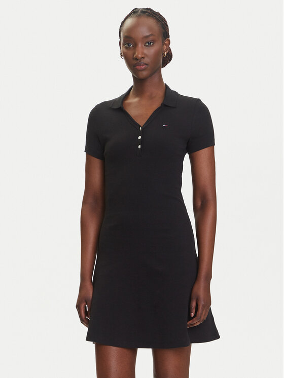 Tommy Jeans Kasdieninė suknelė · Juoda · Mini