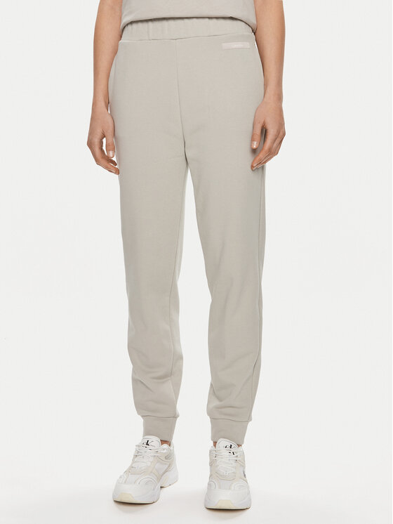 Calvin Klein Sportinės kelnės · Smėlio · Regular Fit