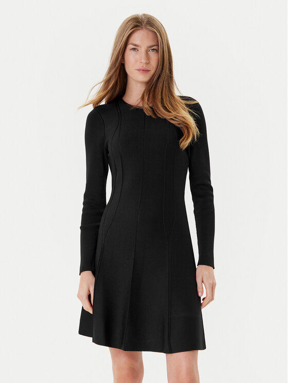 TWINSET Trikotažinė suknelė · Juoda · Mini