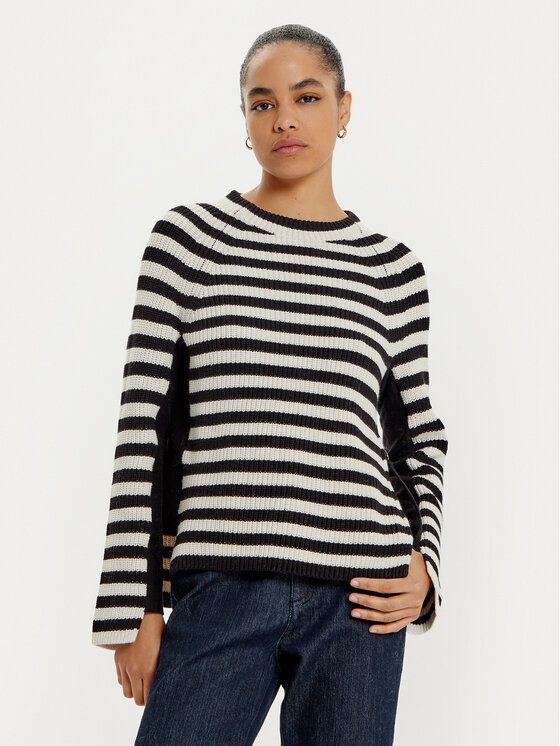 OUI Megztinis · Juoda · Relaxed Fit