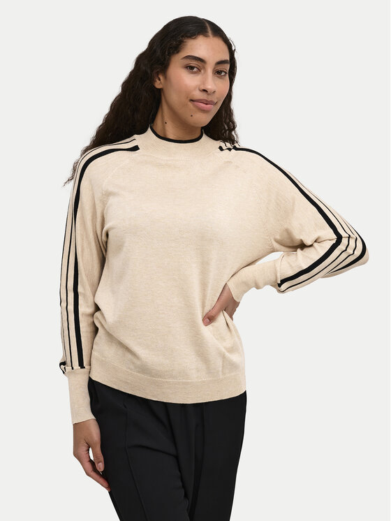 Kaffe Megztinis · Smėlio · Regular Fit