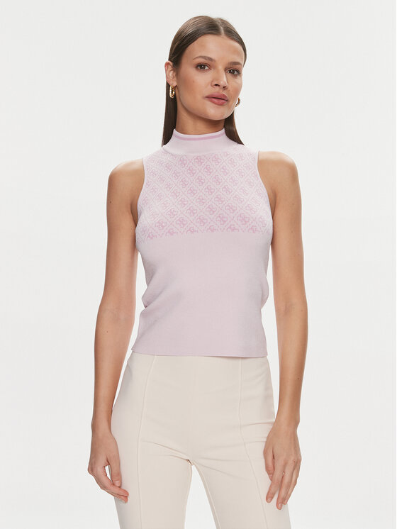 Guess Megztinis · Rožinė · Slim Fit