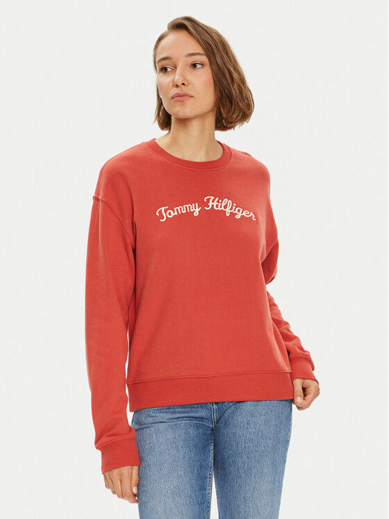 Tommy Hilfiger Džemperis · Raudona · Regular Fit