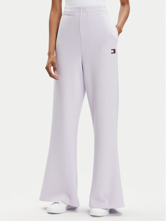 Tommy Jeans Sportinės kelnės · Violetinė · Regular Fit