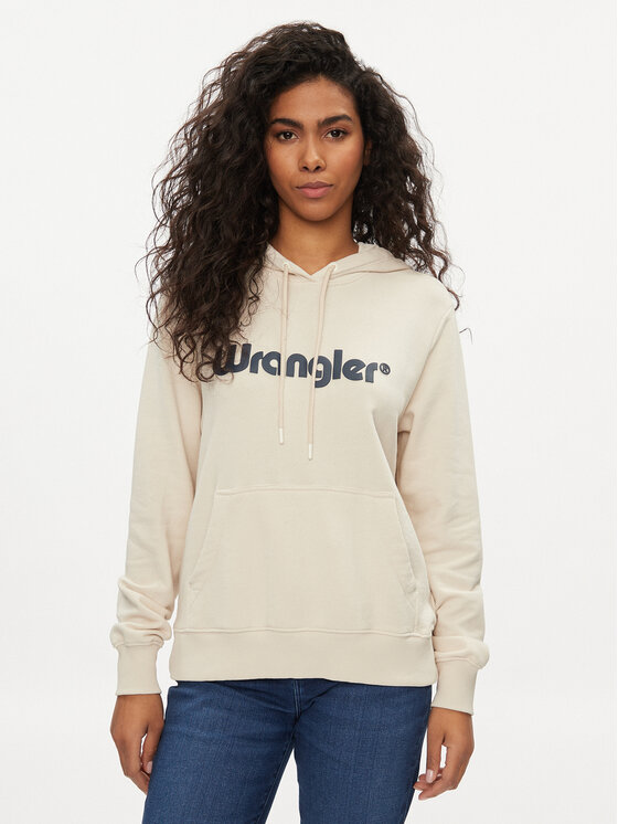 Wrangler Džemperis · Écru · Regular Fit