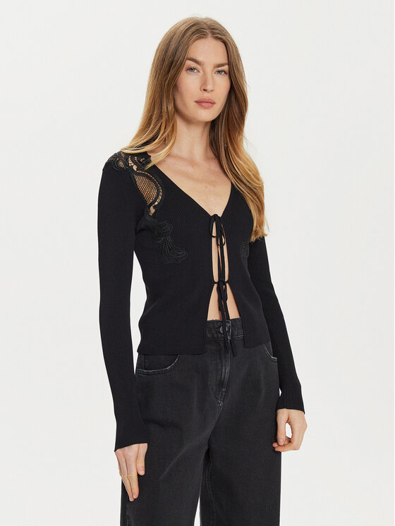 TWINSET Kardiganas · Juoda · Slim Fit