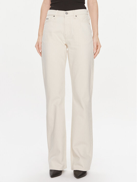 Calvin Klein Džinsai · Balta · Slim Fit