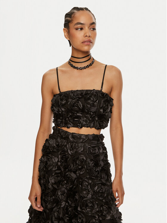 ROTATE Marškinėliai · Juoda