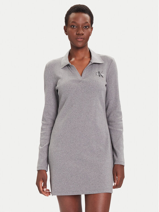 Calvin Klein Jeans Kasdieninė suknelė · Pilka · Mini