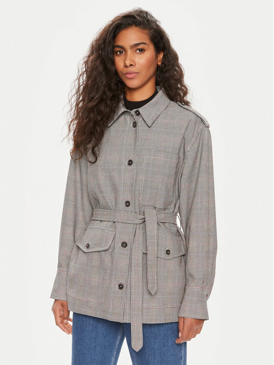 Tommy Hilfiger Demisezoninė striukė · Pilka