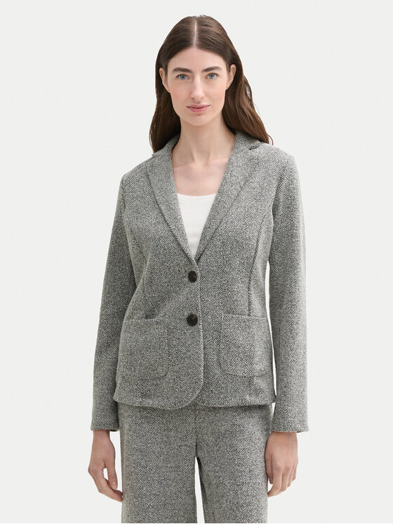 Tom Tailor Švarkas · Pilka · Regular Fit