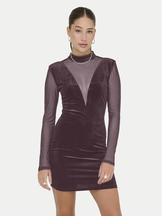 ONLY Kokteilinė suknelė · Violetinė · Mini