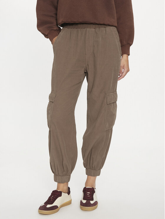 Deha Sportinės kelnės · Ruda · Relaxed Fit