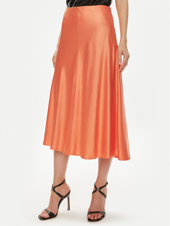 Custommade Midi sijonas · Oranžinė · Midi