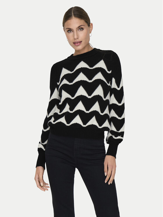 JDY Megztinis · Juoda · Regular Fit