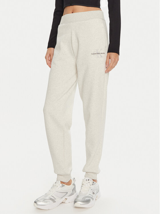 Calvin Klein Jeans Sportinės kelnės · Pilka · Relaxed Fit