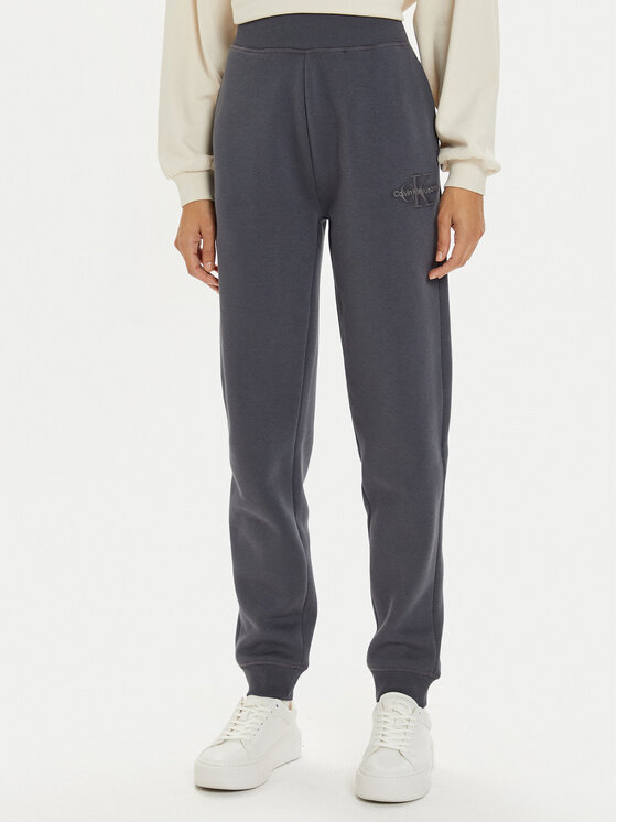 Calvin Klein Jeans Sportinės kelnės · Pilka · Relaxed Fit