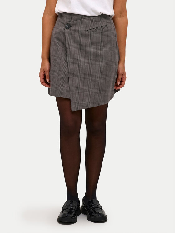 Kaffe Mini sijonas · Pilka