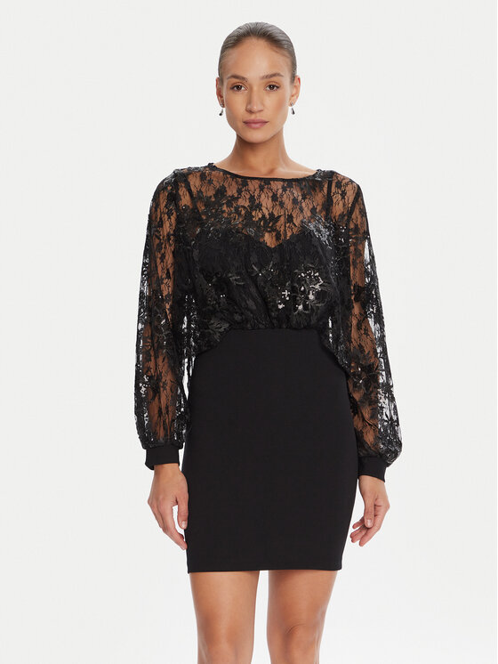 Rinascimento Kokteilinė suknelė · Juoda · Mini