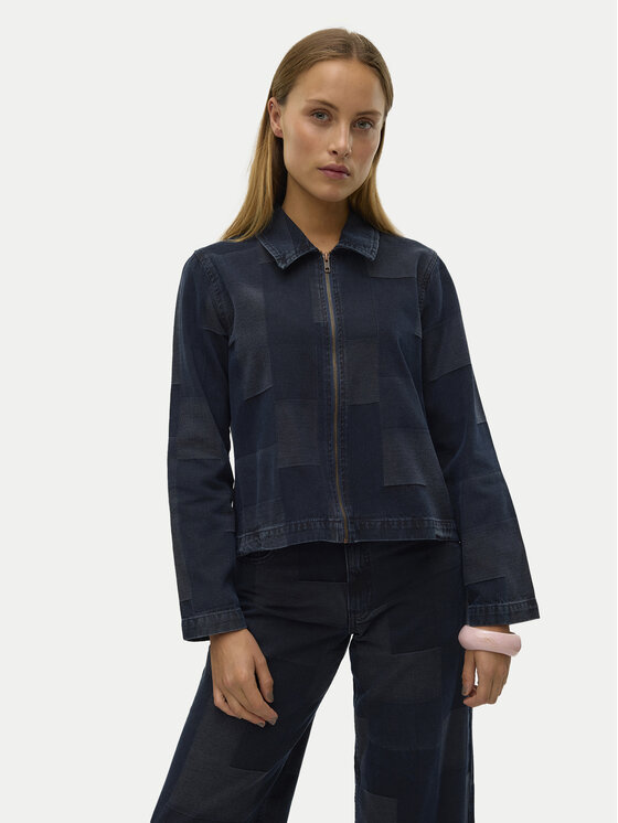 Vero Moda Džinsinė striukė · Tamsiai mėlyna