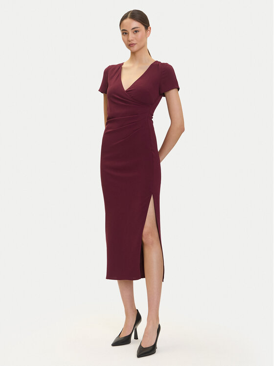 Kodas 20MAY Armani Exchange Trikotažinė suknelė · Vyšninė · Midi