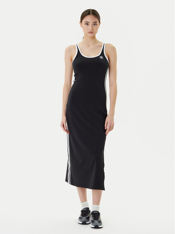 adidas Kasdieninė suknelė · Juoda · Maksi