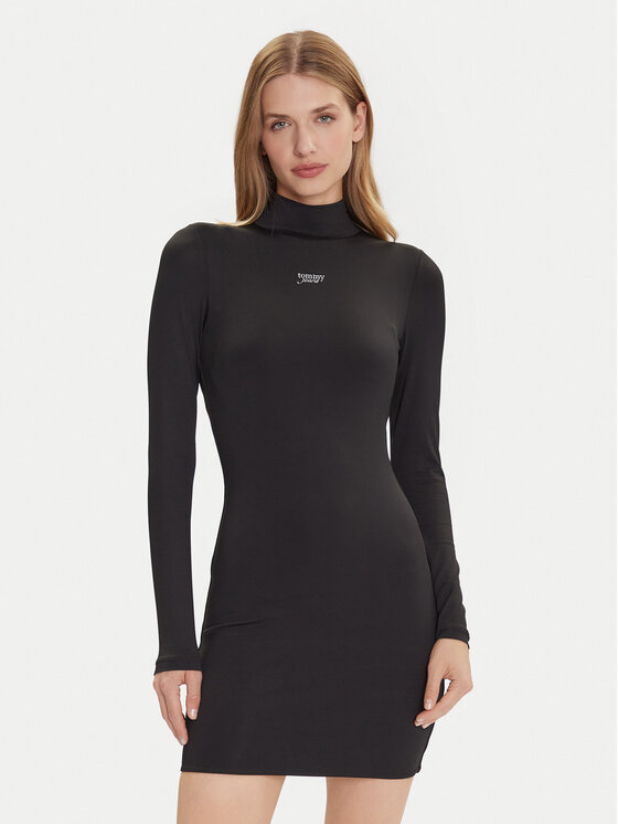 Tommy Jeans Kasdieninė suknelė · Juoda · Mini